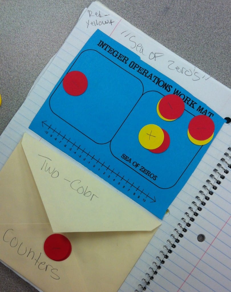 Working with Integers requires teaching our students rules for each of the operations and why they work. For students to keep these rules organized in their mind this interactive notebook lesson keeps each of the rules under a foldable flap and tucked away for use at any time. #interactivenotebooks #middleschool #integers #integerrules #integeroperations #negativenumbers #negati
