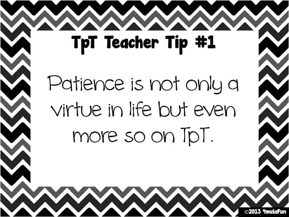 TpT Teacher Tip #1