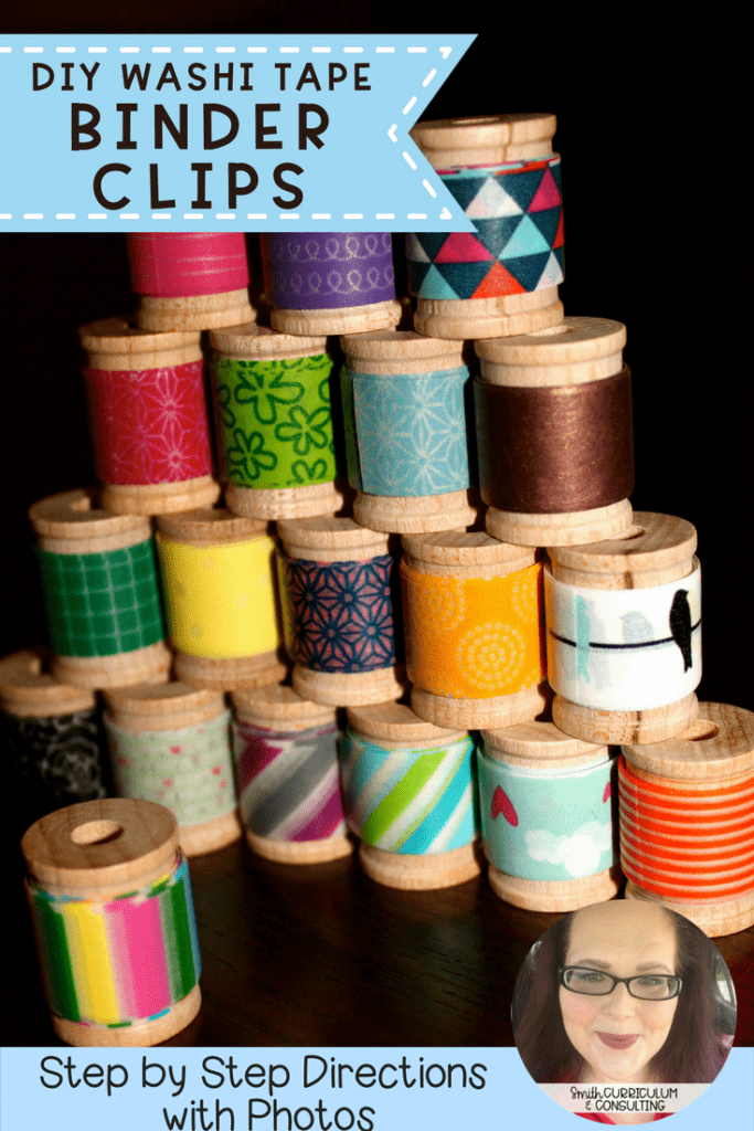 DIY Washi Tape Binder Clips • Smith Curriculum and Consulting