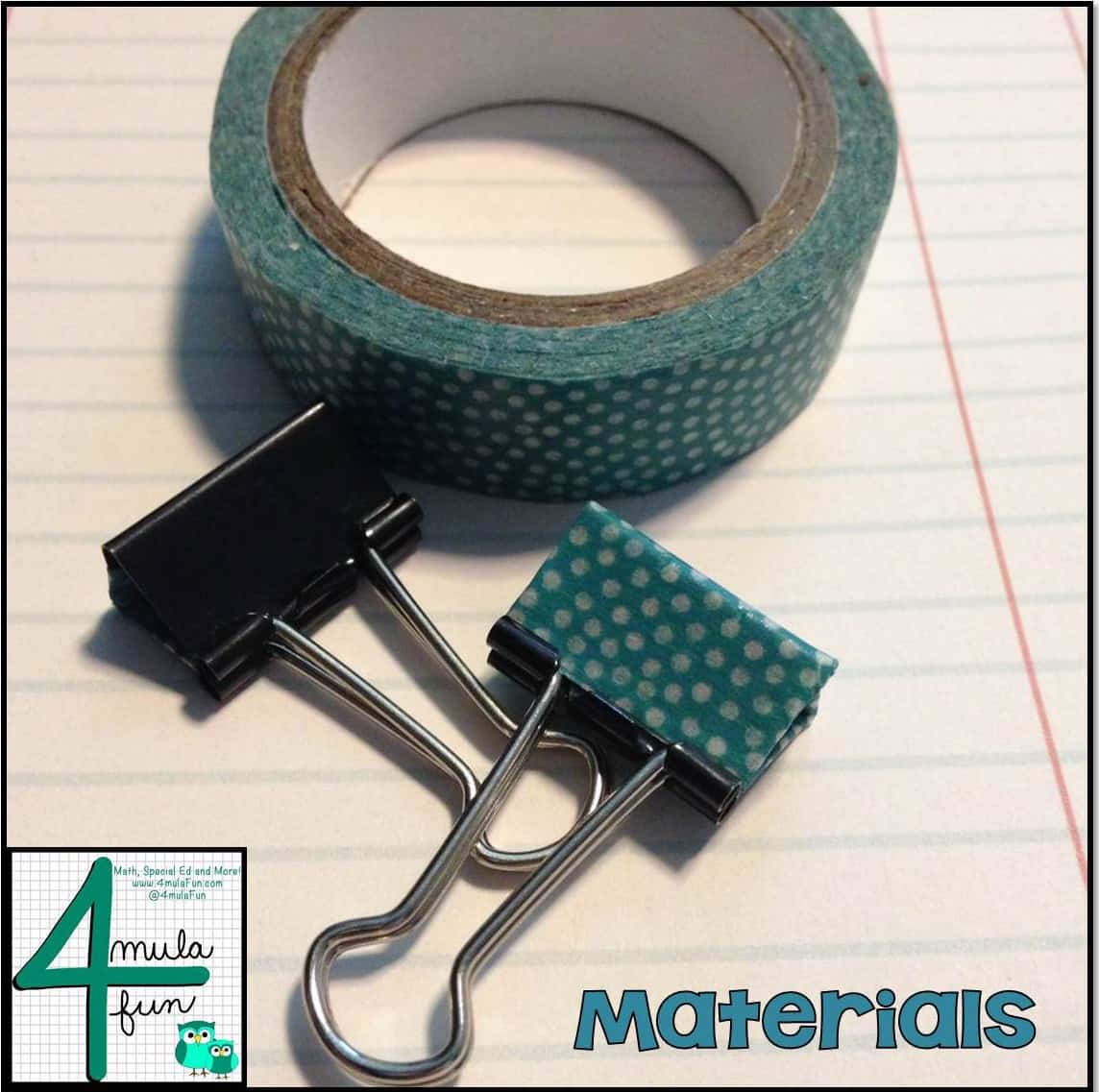 DIY Washi Tape Binder Clips • Smith Curriculum and Consulting