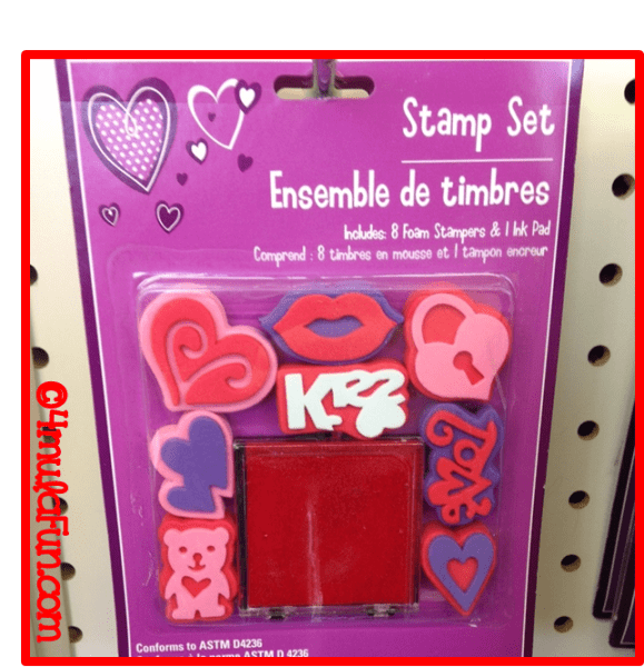 Dollar Tree Finds for Math Stamps