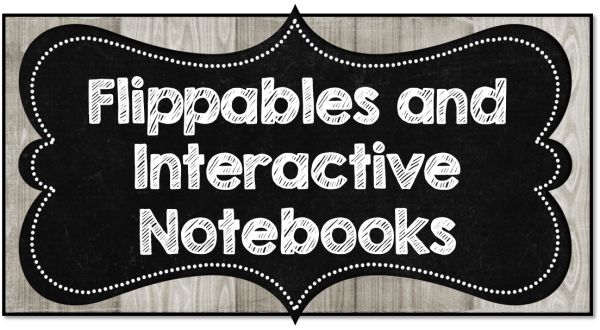 Flippables and Interactive Notebooks Pinterest Board
