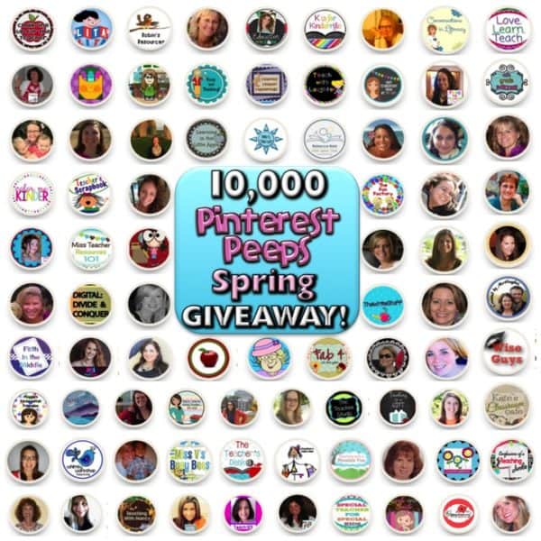 10,000 Pinterest Peeps Spring Giveaway