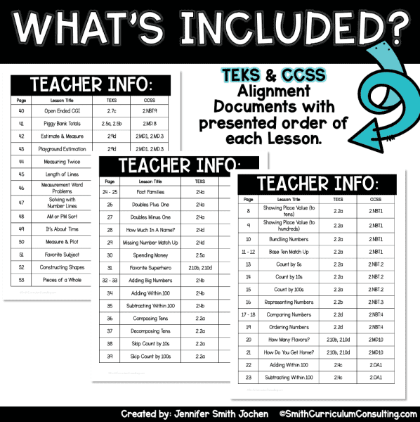 2nd Grade Math Interactive Notebook Bundle • Smith Curriculum and ...