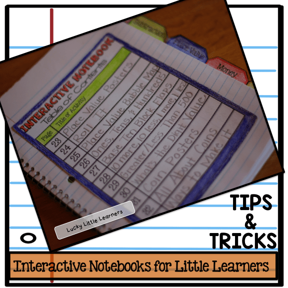 Organize your interactive notebooks