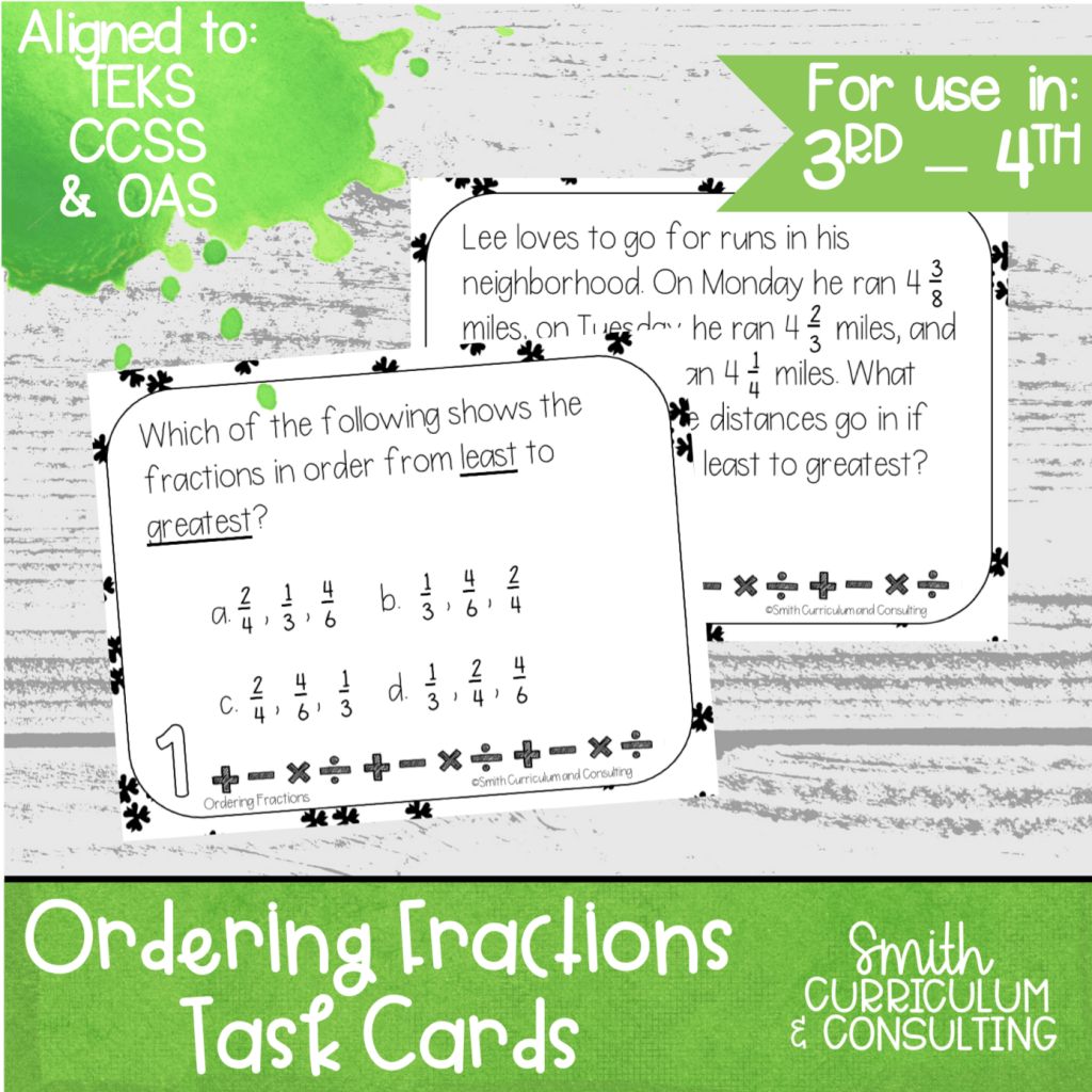 Fraction Task Cards Bundle | Math Test Prep | Intervention • Smith ...
