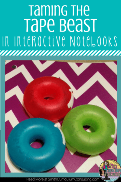 Using Tape In Interactive Notebooks doesn't have to be Frustrating! Check out this quick tip to save your sanity (and resources) today!