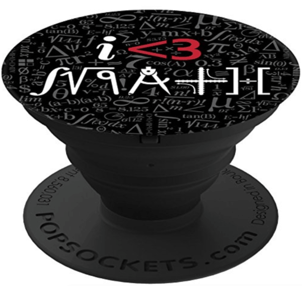 I <3 Math Pop Socket