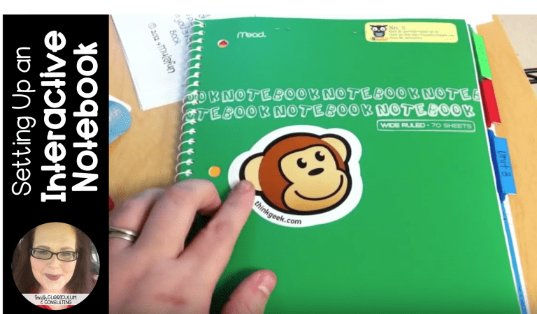 Setting Up Interactive Notebooks from the Beginning • Smith Curriculum ...