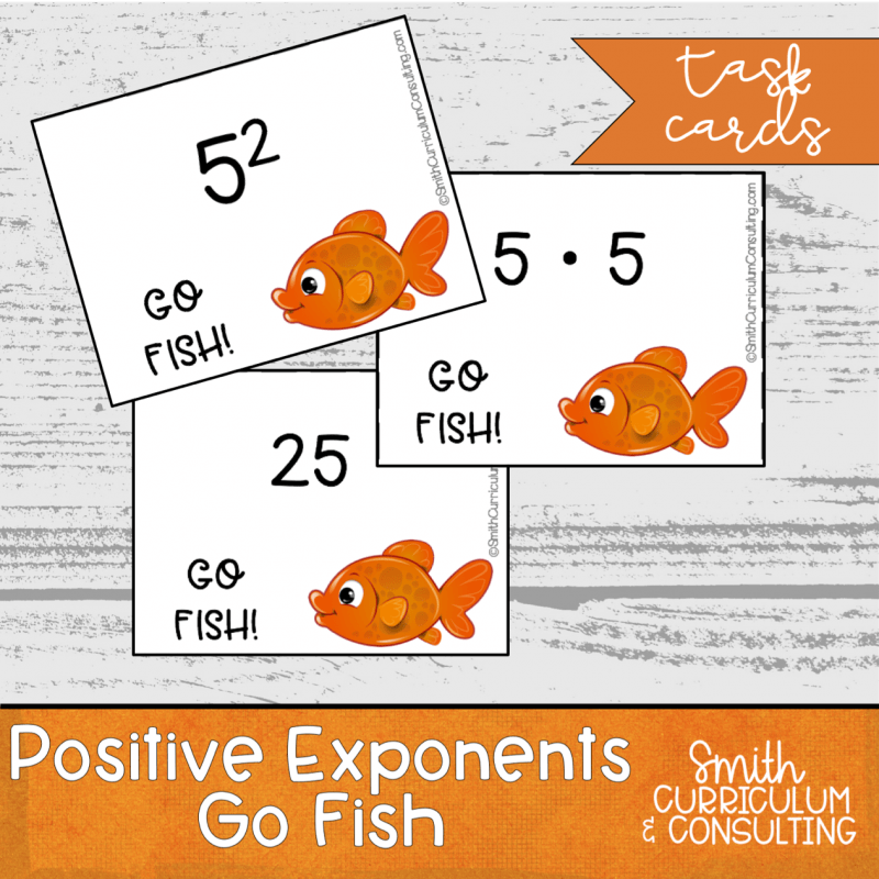 Positive Exponents Go Fish