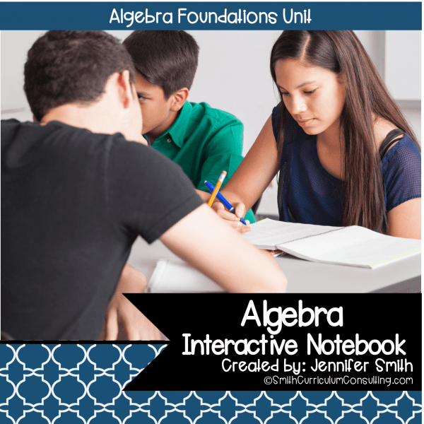 Algebra Foundations Interactive Notebook Unit