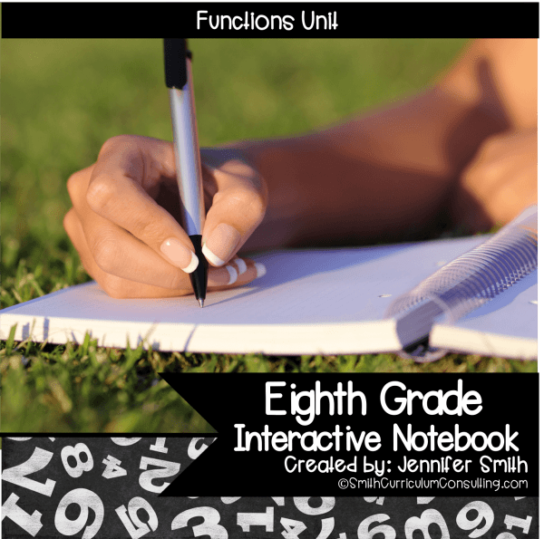 Eighth Grade Functions Interactive Notebook Unit