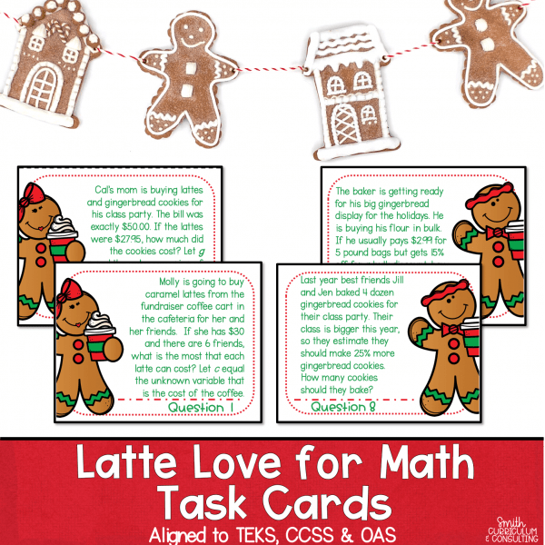 Christmas Math Task Cards