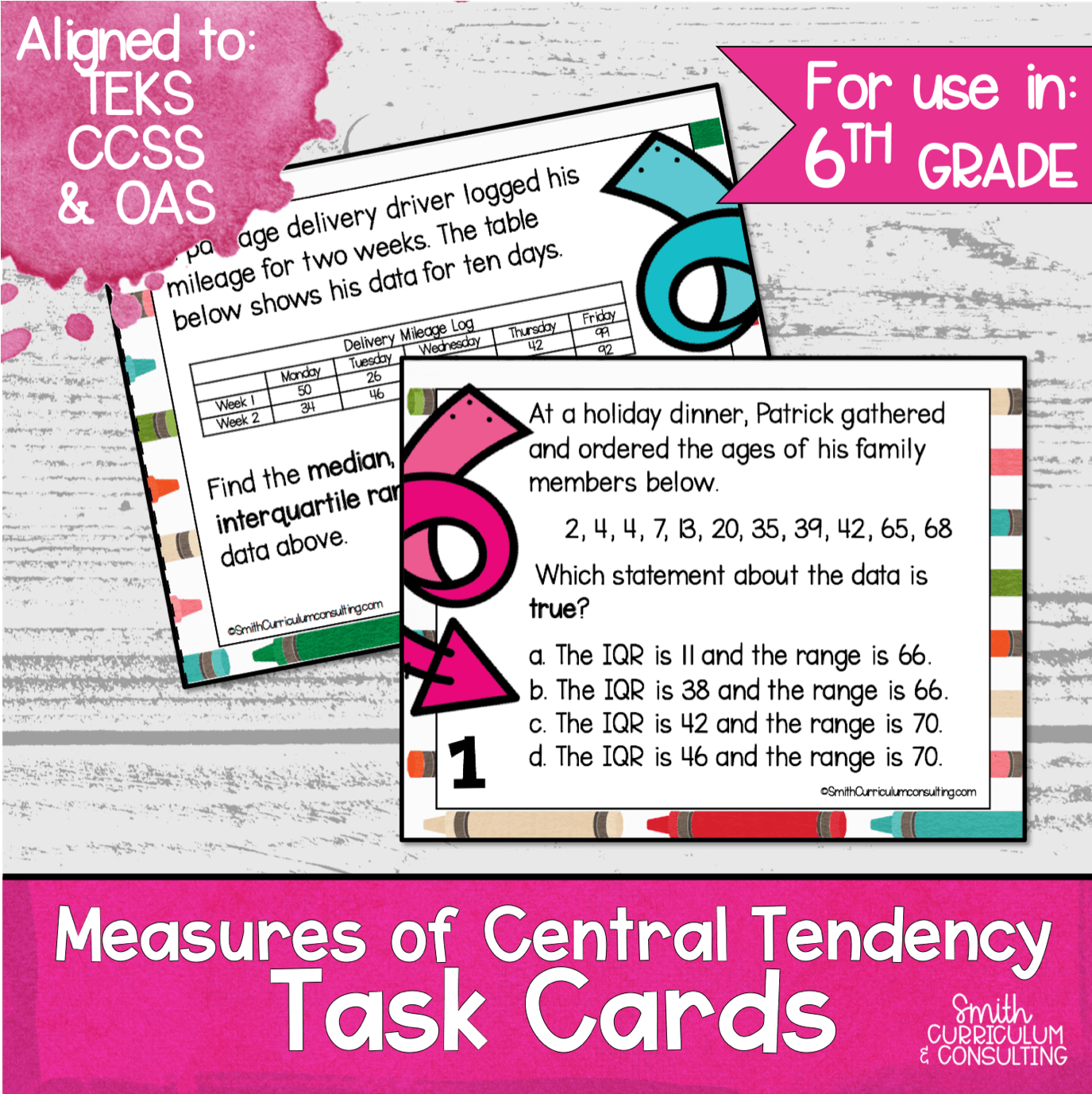 Measures of Central Tendency Task Cards  Mean, Median, Mode and Inside Measure Of Central Tendency Worksheet